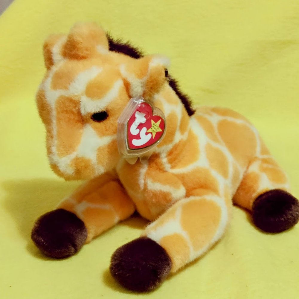 Ty Large Plush Beanie Buddy Twigs the Giraffe MWMT